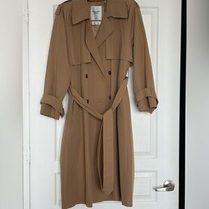 Abercrombie & Fitch Tan Trench Coat